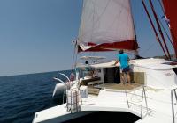 neel 45 voilier cockpit poupe